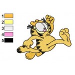 Garfield 42 Embroidery Design